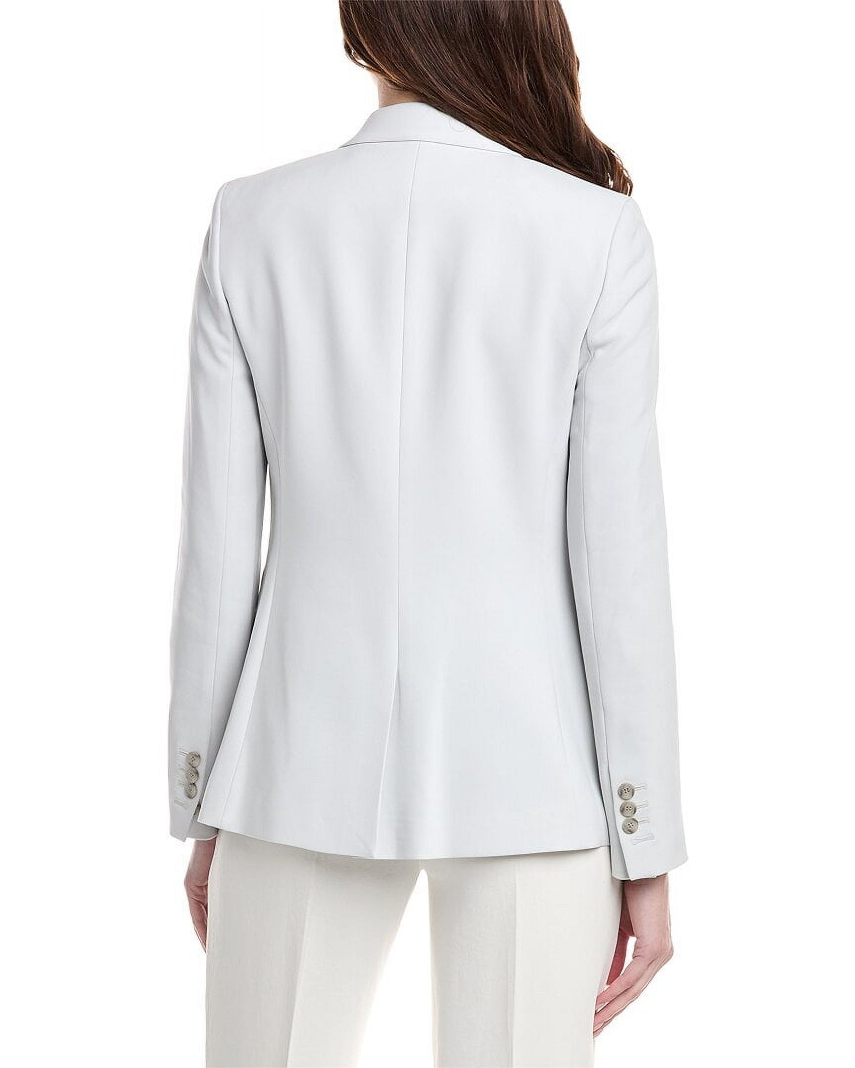 スーツ THEORY Women Suit Jackets N1106113B13 White Theory womens Classic Blazer, 00, White - Walmart.com