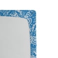 thumbnail image 2 of Ambesonne Ocean Fitted Sheet, Monochrome Shells Corals, Full Size, Azure Blue White, 2 of 2