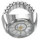 thumbnail image 3 of 1pc Elegante Reloj de dedo Mini anillo de moda Reloj de cuarzo Joyas para mujeres Hombres (Plata), 3 of 7
