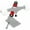 Red, variant on Skateboard Shock-Absorber Set Pu Rubber Colorful Top Bottom Bush Washers 90A Hard Longboard Pivot Tube Accessories Cups Orange Fangkenuo