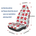 thumbnail image 2 of Lsque Sweet Red Fruit Pattern Car Seat Covers for Front Seats , Waterproof Seat Covers for Cars, Sporty Front Seat Covers,Car Seat Cover Protector Front Seats, 2 of 5