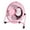 Pink, variant on Topboutique Small USB Desk Fan Mini Metal Fan Design Electric Portable Air Circulator Angle Adjustable Quiet Operation for Table Desktop Home Office Travel