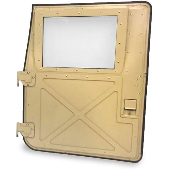 Military Hard X-Door, Front Left Driver's Side, TAN