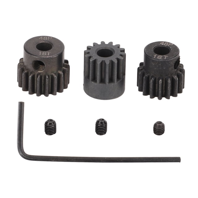 48P Motor Pinion Gear, RC Motor Pinion Gear 14T 16T 18T Powder Metallurgy For Toy