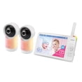 thumbnail image 1 of VTech RM7766-2HD RM77662HD Sistema de vigilancia para bebés con vídeo inteligente Wi-Fi 1080p, 2 cámaras, giro e inclinación de 360°, con pantalla de 7 pulgadas. Pantalla, luz nocturna y acceso remoto, 1 of 5