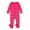 Red & Pink, variant on Leveret Kids Footed Cotton Pajama Striped Purple and Denim 5 Year