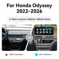thumbnail image 2 of MOOKAKA 12.3" Smart Display Car Radio Audio Media Player for Honda Odyssey 2022-2026 Model Universal Navigation GPS Upgrade Headunit Android Replacement HD Screen Carplay Accessories, 2 of 15