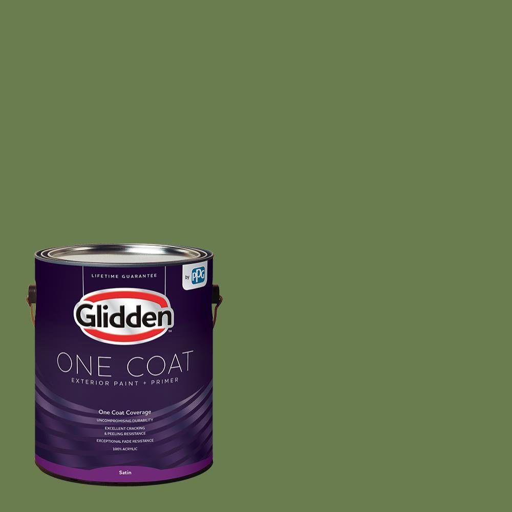Mint Leaves, Glidden One Coat, Exterior Paint and Primer