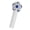 Blue, variant on Rechargeable Soccer Ball Shaped Hand Fan 151X57Mm ABS Materials 3.8V Battery Operated For Indoor Outdoor Use