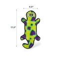 thumbnail image 6 of Outward Hound Durablez Stuffing-Free Squeaky Interactive Dog Toy, Tough Plush, Gecko, Green, Large, 6 of 6