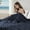 B-navy, variant on Soft Feather Down Throw Blanket Lightweight Packable Couch Throw for Indoor Outdoor Use 50"x70" Wine