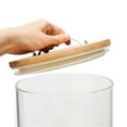 thumbnail image 4 of Clear Glass Bamboo Dustproof Rice Food Storage Container, 4 of 23
