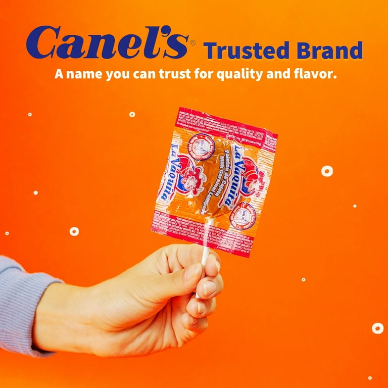 12 pack) Canel's La Vaquita Milk Caramel Lollipop 10.37 oz. Bag