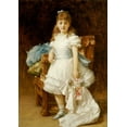 thumbnail image 2 of Leighton, Lord Frederick 18x24 Black Ornate Wood Framed with Double Matting Museum Art Print Titled - Lady Sybil Primrose, 2 of 4