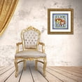 thumbnail image 3 of Wright, Sydney 26x26 Gold Ornate Wood Framed with Double Matting Museum Art Print Titled - Seafood Sign III, 3 of 4