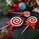 thumbnail image 4 of 12 piezas de bastones de caramelo de plástico para Navidad, adornos de menta para árbol de Navidad, piruletas de caramelo, decoración artesanal para fiestas navideñas en casa (naranja), 4 of 6