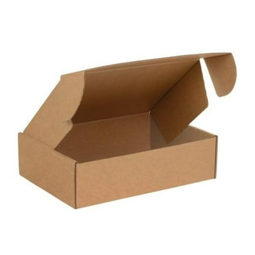 UCANPACK Mailer Boxes (Kraft) 18x12x4 Inches - 25 Pack Standard Kraft Color Corrugated Mailers Box Mailers, Cardboard Boxes for Shipping and Packing - Custom Shipping Boxes - Made in USA