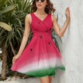 thumbnail image 3 of Watermelon Lovers Dress Fashion Beach Long Dresses Female Party Printed Sundress, 3 of 7