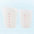 thumbnail image 3 of 2 Pcs Tasse à Mesurer en Silicone Visible Semi-Transparente (250ML 500ML), 3 of 7