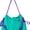 Turquoise, variant on SPEKSEE Slouchy Shoulder Bag Large Lightweight Slouchy Hobo Tote with Rope Strap Casual Travel Duffel Nylon Purse Alt Overnight Bag