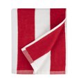thumbnail image 7 of Freshee Cabana Stripe Beach Towel, Red - Featuring Intellifresh Antimicrobial Technology, 7 of 7