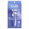 thumbnail image 1 of Venus Extra Smooth Contour Women's Razor with Reusable Razor Handle, 2 Razor Blade Refills and Shower Holder, 1 of 14