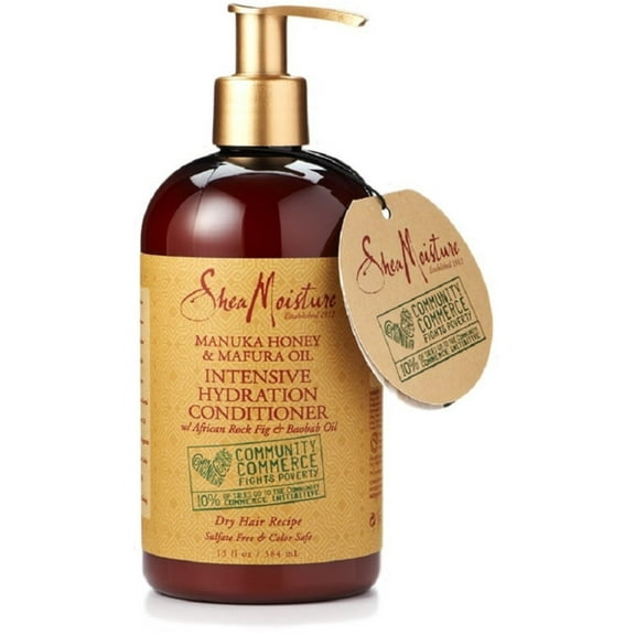 Shea Moisture Manuka Honey & Mafura Oil Intensive Hydration Conditioner 13 oz (Pack of 4)