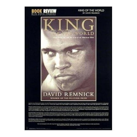 Muhammad Ali - King of the World by David Remnick Book Review 34x24 Poster Print