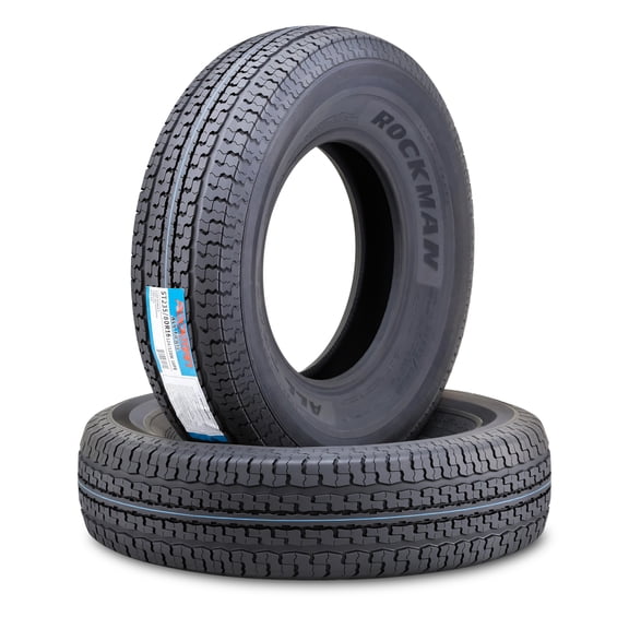 ROCKMAN Trailer Tire ST235/80R16 10-Ply Load Range E 124M Steel Belted Radial 11173, Set2