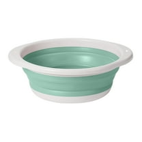 Ikohbadg Collapsible Portable Wash Basin, Space-Saving, Multi-Functional Plastic Container for Camping and Outdoor Use, Durable and Lightweight Design, Perfect for Travel and Picnics