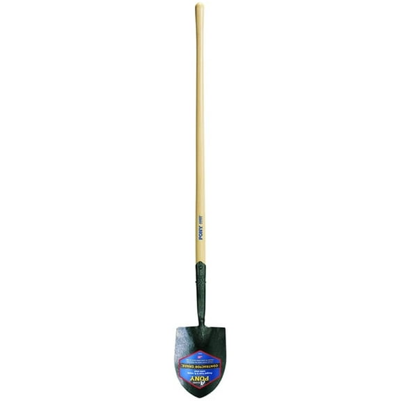 1272800 J-450 Pony Round Point Caprock Irrigation Shovel with 47 in. Hardwood Handle