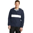 thumbnail image 1 of Sport-Tek ®  Zipped Pocket Anorak. Jst65 S True Navy/ White, 1 of 2