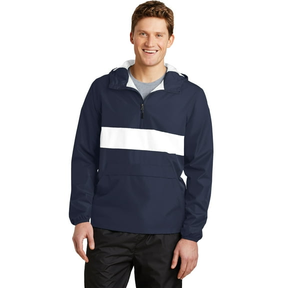 Sport-Tek Jst65 Zipped Pocket Anorak