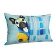 thumbnail image 2 of Disketp Pillow Covers French Bulldog Dog In A Bathtub Pattern Throw Pillow Case Cushion Covers,Cushion For Bedroom,Couch,Home-14"X20", 2 of 8