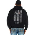 thumbnail image 5 of JH Design Group Mens Chevy Corvette Hoodie Distressed American Flag 2-Sided Sweatshirt, 5 of 7