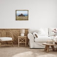 thumbnail image 2 of Rural Countryside Cabin Landscape Landscape Painting Metallic Gold Framed Art Print Wall Art, 2 of 6