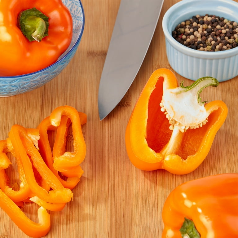 Orange bell pepper sale