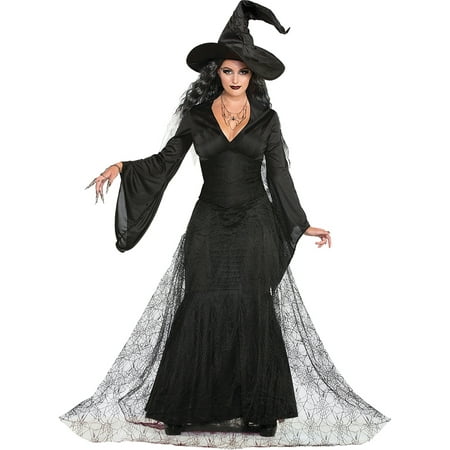 Morris Costumes Black Mist Witch Adult M/L Halloween