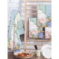 thumbnail image 2 of Easter Kitchen Dish Towels for Drying Dishes Set of 2, Spring Rabbit Ears Foot Flowers Eggs Green Wooden Waffle Weave Microfiber Hand Tea Bathroom Towels Quick Dry & Absorbent Towel 15.7x23.6, 2 of 7