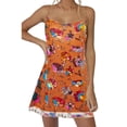 thumbnail image 1 of Fortune Robes à Paillettes pour Femmes Robe Mini à Bretelles Spaghetti Dos Nu Tenue de Cocktail et de Boîte de Nuit, 1 of 7