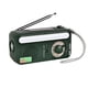 thumbnail image 3 of Radio meteorológica, radio de emergencia con manivela y cargador solar, radio portátil de onda corta AM FM a batería con linterna LED y cargador USB. Radio de manivela con alerta., 3 of 7
