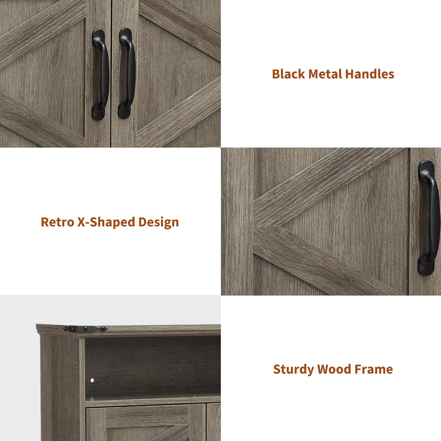 25" Wide Wall-Mounted Bathroom Cabinet with Barn Doors, Over-Toilet Storage with Adjustable Shelf & Drawer, Hanging Cabinet for Bathroom, Kitchen, Laundry, or Entryway