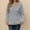 Gray, variant on Hoodies for Women Long Sleeve Shirts Button up Casual Sweatshirts Drawing Hooded Top with Pocket