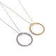 thumbnail image 4 of sweethay Collar de moda Suéteres circulares resistentes Joyería estética Plata Colgantes colgantes elegantes Regalos del día de San Plata 20Conjunto, 4 of 6