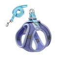 thumbnail image 2 of Arnés para gatos de correa para caminar, ajustable para s grandes y pequeños Azul Yuyangstore  Arnés para gatos, 2 of 8