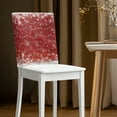 thumbnail image 2 of TSOVTHRID Washable Chair Back Covers for Dining Room Chairs Christmas Light Snowflake Red Print Stretch Chair Back Slipcover Removable Chairs Protector Slipcovers for Christmas Decor, Set of 6, 2 of 7
