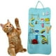 thumbnail image 3 of Bolsa de pared para guardar juguetes para gatos con diseño plegable y tela fácil de limpiar para organizar el espacio de juego de tu mascota. Organizador colgante duradero para múltiples, 3 of 7