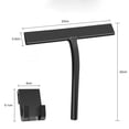 thumbnail image 6 of MesaSe Shower Squeegee Window Glass Wiper Scraper Cleaner Enhanced Handle with Silicone Blade & Holder Hook for Bathroom/Kitchen/Car Glass/Mirror/Door/Tile, 9-Inch (Black), 6 of 10