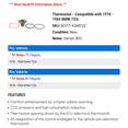 thumbnail image 2 of Thermostat - Compatible with 1978 - 1984 BMW 733i 1979 1980 1981 1982 1983, 2 of 2