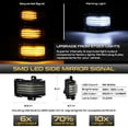 thumbnail image 5 of YeekTok 2Pcs Flow Full LED Side Mirror, Turn Signal Light, For 15-20 F150/17-21 Super Duty, 5 of 9